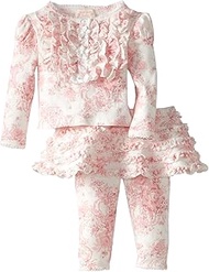 Biscotti Baby-Girls Newborn Victorian Rose Long Sleeve Top and Tutu Pant