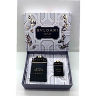 Parfum Original  Giftset Bvlgari Man in Black edp 100mlTravel Size 15ml  6x9xd