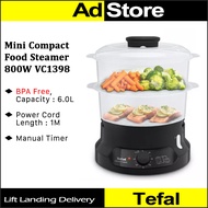 Tefal Mini Compact Food Steamer 800W VC1398