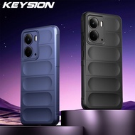 KEYSION Shockproof Matte Case for Realme P3 5G P3 Ultra 5G Anti-skid Soft Silicone Phone Back Cover 