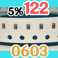 10pcs Chip resistor smd 122 1K2 5% size 1608 0603 1.2Kohm 1.2K ohm 1.2 Kohm 1.2K ohm 1.2 Kohm