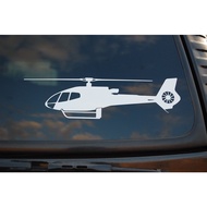 EC 130 Helicopter Sticker Vinyl Decal Eurocopter Car Window Choose Size (V417)