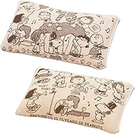 Nishikawa Snoopy Stretchy Towel Pillow Case Ag Antibacterial Type 13.4 x 25.2 inches (34 x 64 cm), W
