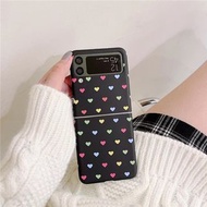 8975韓風純色心心三星SAMSUNG Galaxy Z Flip3 電話手機殼