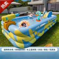 Inflatable Swimming Pool Children's Household Swimming Pool Thickened Foldable Outdoor Padding Pool 
