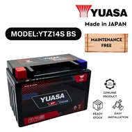BATTERY YTZ14S-BS YTZ14S YTZ14 YUASA MONFA YAMAHA BOLT XV950 VMAX 1700 / HONDA CB1100 VFR1200/ BMW