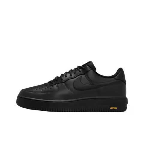 Nike Air Force 1 Leather Skateboard Shoes Men's Black HV5953-001