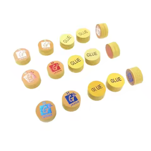 xmlivet 3pcs/lot 14mm G2 8layers pigskin billiards pool cue tip in S/M/H Professional leather cue ti