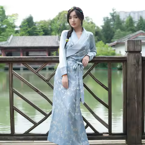 Himalayas Nepalese Bhutanese Tibetan Clothing Summer Fashion Women Ethnic Fit Silk Floss Long Dress 