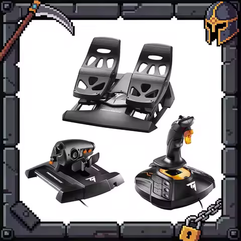 THRUSTMASTER T16000M FCS HOTAS Simulated Flying Rocker Accurate Linear Force Technology Game Rocker 