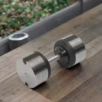 Custom Logo Adjustable Dumbbell Set 2kg Increment 40KG 90lb Stainless Steel Material for Home Use