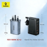 Baseus GaN5 Pro 100W Fast Charger 2C+2U For Phone Laptop & Baseus EnerFill FE11 Fast Charger 2C+U 10