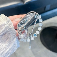 现货/适用于小米手环10表带9双排猫眼石串珠手链表带2026wra