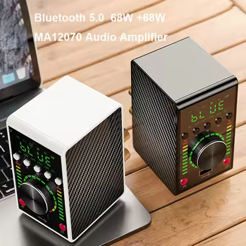 MA12070 68W+68W Infineon Bluetooth 5.0 Digital Audio Power Amp 2.0 Channel Class D 24bit/192kHz USB 