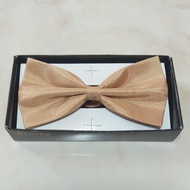 Men's Cream Bow Tie Satin Bow Tie Cream Men's bowtie Bridal Party Wedding Set Clothing