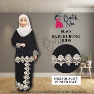 BAJU KURUNG KIDS WITH CAMELLIA LACE NEW ARRIVAL