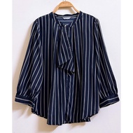 Japanese women's plaid shirt - 2 hands (Size 2XL)