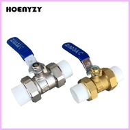 [TYUSKLCVBVL DYIPNOF 132] 20/25/32/40/50mm Brass PPR Ball Valve Heat Fusion Plumbing Fitting Double 