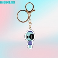 MIQUEL Game Dandy's World Keychain, Scraps Pebble Dandys World Pendant, Sprout Shelly Acrylic Cartoo