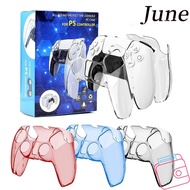 JUNE Game Controller Shell Crystal For PS5 Accessories Protective Cover for PlayStation 5