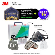 3M™ Premium Comfort Painting/Epoxy 6500QL Series Respirator Set - 6501QL/6502QL/6503QL + 6051 + 5935