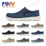 New Wholesale Canvas fashion casual trend men loafers shoes latest custom Moccasin flat casual luxury slip on boat shoes