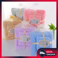 Gratis Ongkir - Handuk Badan dan Wajah Lembut Handuk Mandi / Handuk Olahraga Bahan Cotton