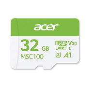 [ รับประกัน 5 ปี ] ACER MSC100 microSD Card 32GB / 64GB  100 MB/s (เมมโมรี่การ์ด) UHS-I  รองรับ 4K V