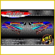 ❃ ◰ ◊ EURO 150 Gas tank Decals sticker