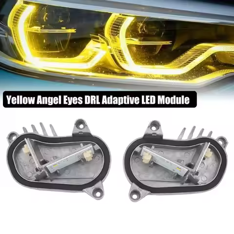 63117493229 63117493230 Yellow Angel Eyes DRL Adaptive LED Module For BMW F80 M3 LCI F82 F83 M4 LCI 