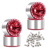 1 Inch Climbing Car Aluminum Alloy Wheels for 1/18 TRX4M SCX24 FCX24 Metal Upgrade Parts Rc Model Cr