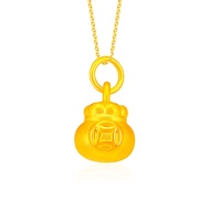 SK Jewellery Wealth Bucket 999 Pure Gold Pendant