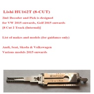 Lishi Vehicle 2-in-1 Decoder Cars Lock Picking Set for Volkswagen /Audi/Porsche MERCED SKODA SEAT HU
