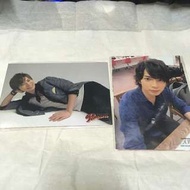 嵐 arashi 松本潤 演唱會場限照 2套