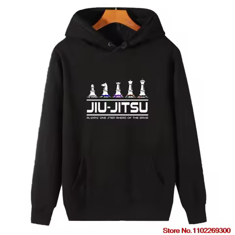 Fashion Hoodies Jiu Jitsu Train Hooded Shirt Brazilian Jiu Jitsu High Quality Suitable For All Age S