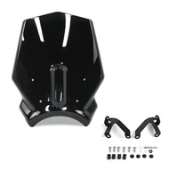 รถจักรยานยนต์ Fairing ด้านหน้ากระจกกระจกสําหรับ HONDA CB650R CB650 R 2024-2025 Deflector ลมหน้าจอป้อ