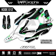 DECAL STICKER WR 155 FULL BODY CODE 012 / COOL DECAL WR 155 SUPERMOTO