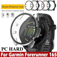 Glass+Case For Garmin Forerunner 165/165 Music Anti-scratch Screen Protector Cover For Garmin Foreru