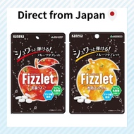 [Direct from Japan] Kaneka Foods Fizzlet Aomori Apple/Wakayama Mandarin Orange 24g Fruit Tablet