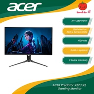 ACER Predator X27U X2 27" WQHD 240Hz QD-OLED Gaming Monitor