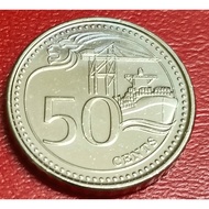 50 sen Singapura 2013 mungkin syiling yang jarang ditemui > 2013 Singapore 50 cents could be rare co