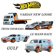 Hot Wheels Premium New Loose Variant From Diorama Le Mans Race Gulf Fleet Street 1997 McLaren F1 For