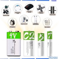 NEW AA 1.5V Rechargeable Battery AAA 9V USB Type-C Lithium Fast & Quick Recharge Battery Smart Tag 9