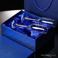 Champagne Glass Set Goblet Glass Glass Wine Set Decanter Upside Down Glass Holder Gift Box