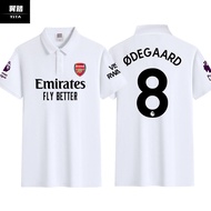 Premium Quality Arsenal Season Havers Jesus Football Fan Suit POLO shirt Soft Mens and Womens Lapel