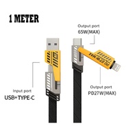 4 IN 1 Fast Charging DATA Cable 4 in 1 Fast Charger Cable with 3-Month Warranty