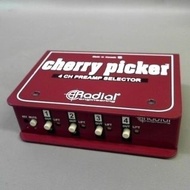 Radial Cherry Picker 4通道前級放大器切換器-紅