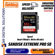 Extreme PRO SD card SDHC/SDXC UHS-I SDSDXX (5Yr Warranty)-SanDisk