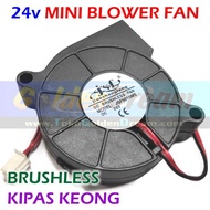 24v Mini Blower Fan Kipas Keong Brushless DC Angin Cooling Cooler 2P
