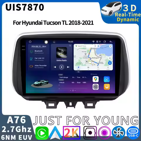 FYT7870 Android Car GPS Radio Multimedia Video Player For Hyundai Tucson TL 2018-2021 Head Unit Auto